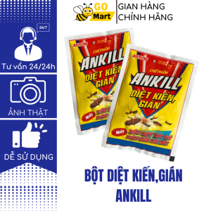 Bột Diệt Kiến,Gián Ankill – Tiêu Diệt Cả Tổ Trong Một Nốt Nhạc, Không Mùi, An Toàn - Gomart