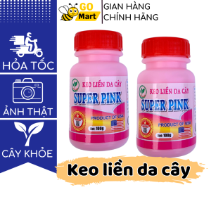 Keo liền sẹo cho cây cảnh [Hàng của MỸ] SUPER PINK 100G keo liền da cây bonsai Go Mart
