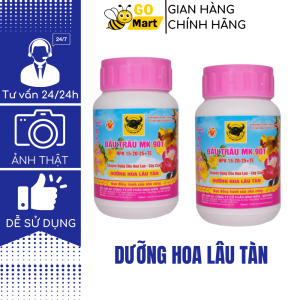 Phân bón Đầu Trâu MK 901 dưỡng hoa lâu tàn NPK 15-20-25+TE cho lan cây cảnh các loại-Gomart