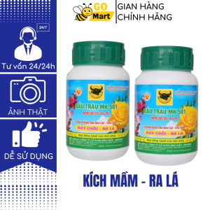 Phân bón Đầu Trâu MK 501 NPK 30-15-10+TE kích mầm, ra lá cho lan và cây cảnh – Gomart